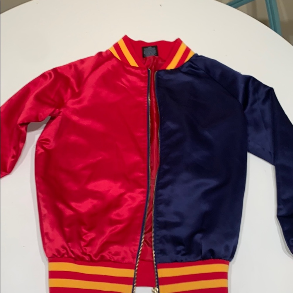 Harley Quinn Cosplay Bomber Jacket